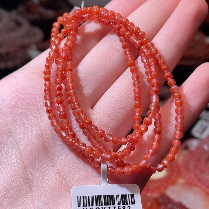 南红玛瑙手串未镶嵌3mm1298