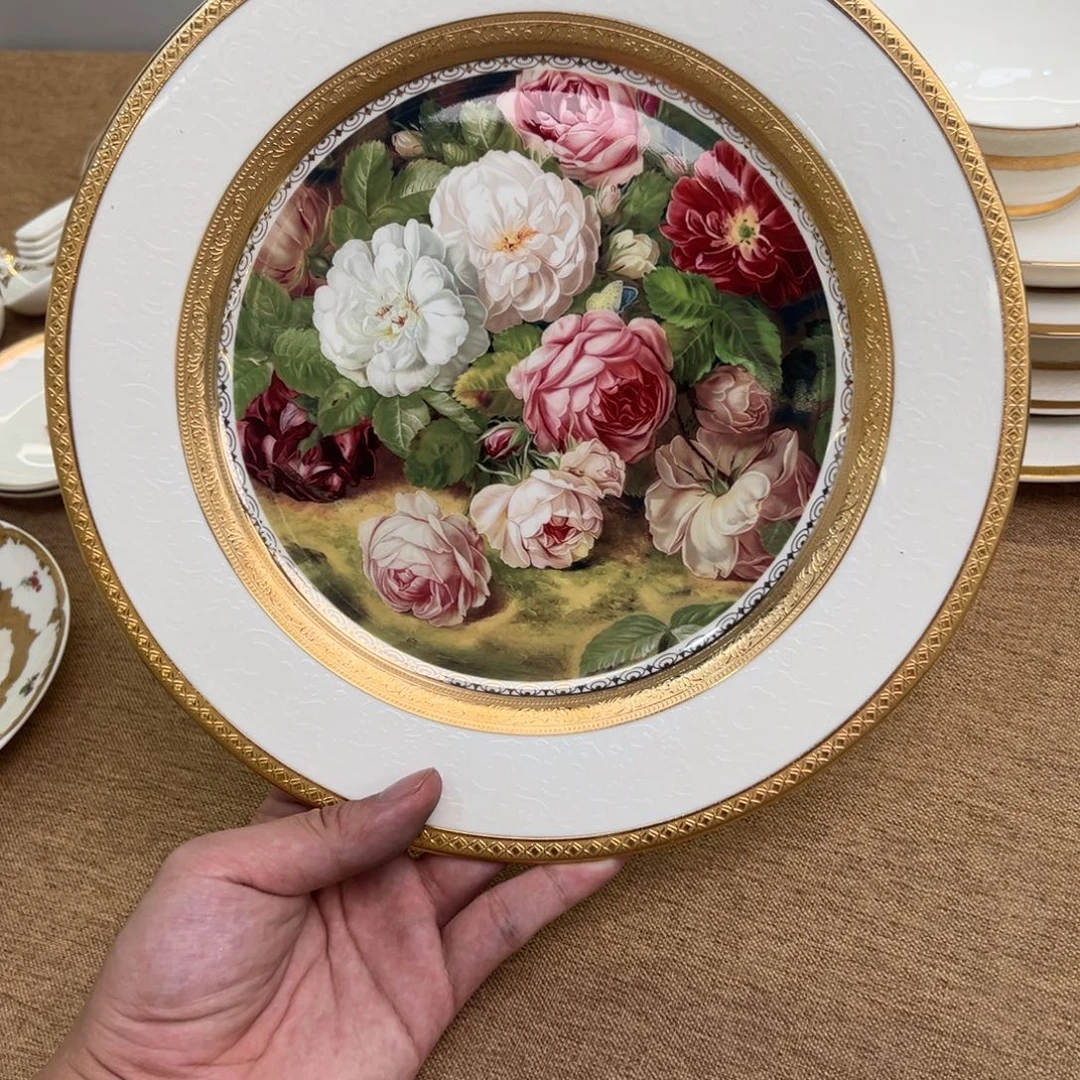 瓷片10.5寸平盘一个一单