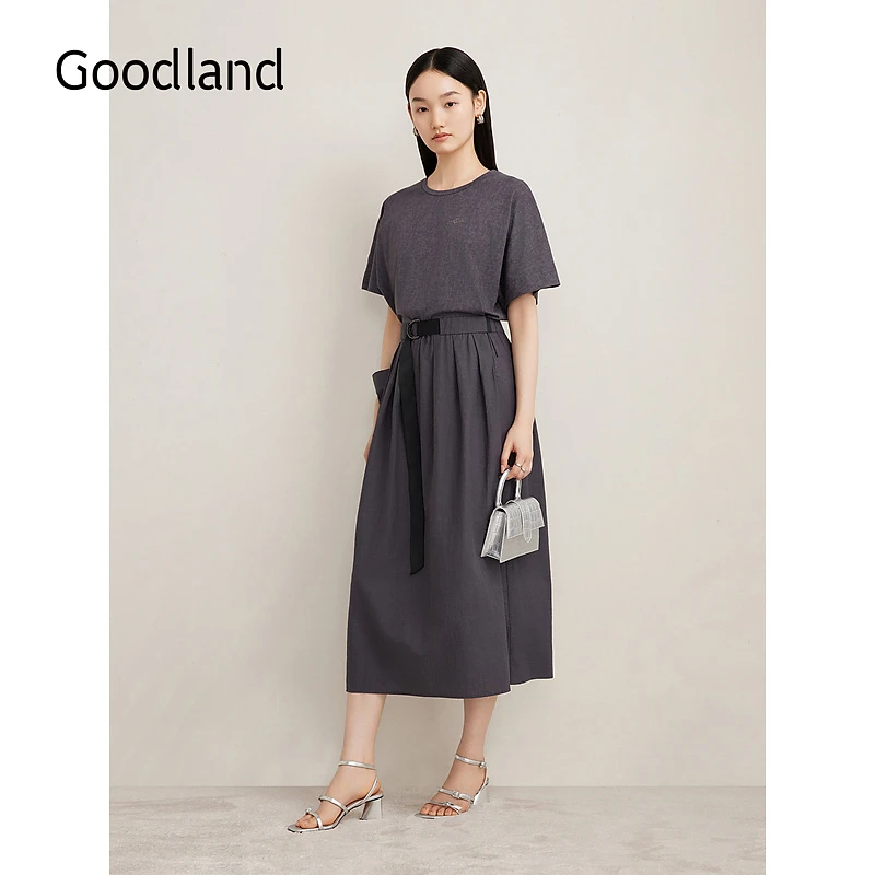【晨粉专享价】Goodland美地女装连衣裙LC34205670