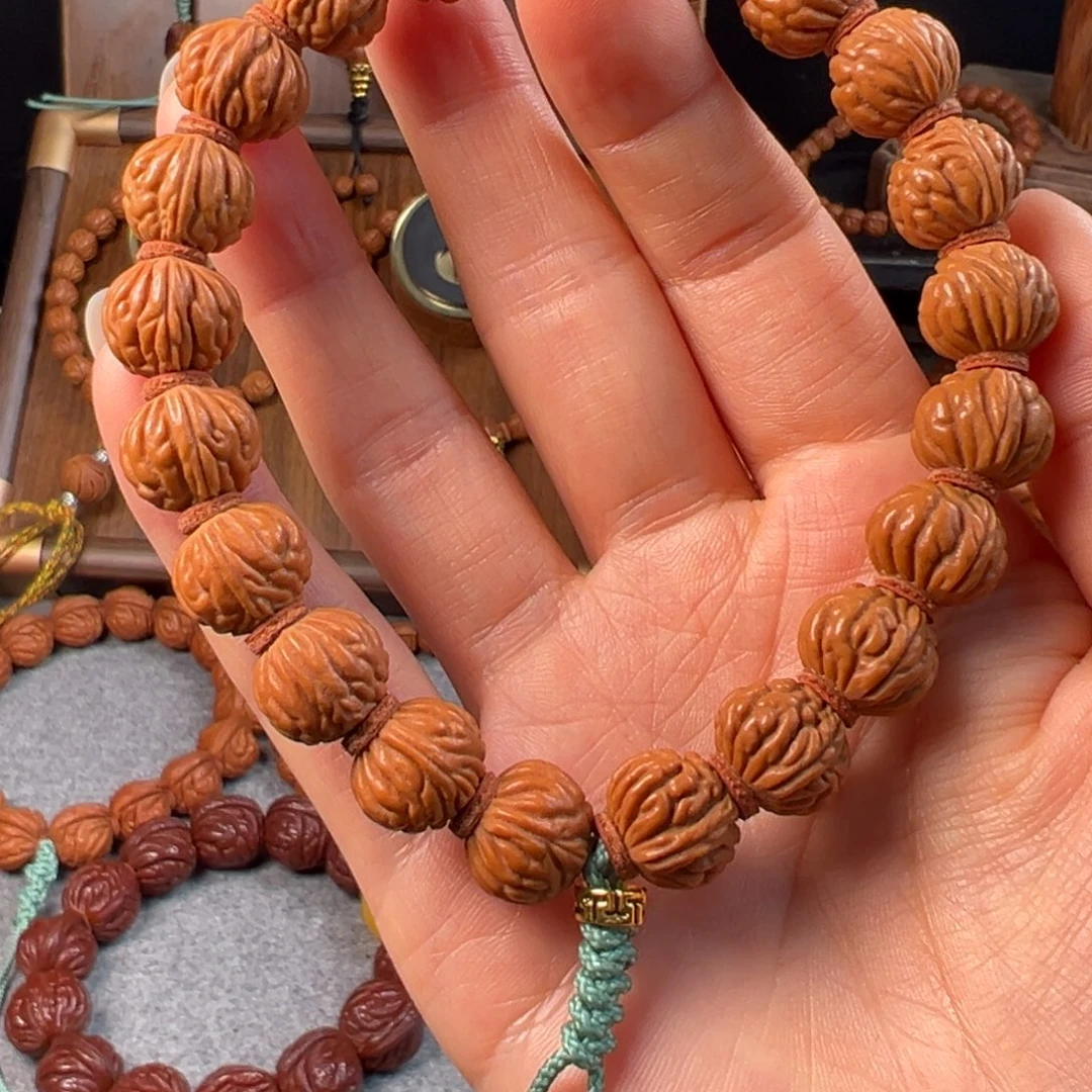 桃核吊坠14野生金豆