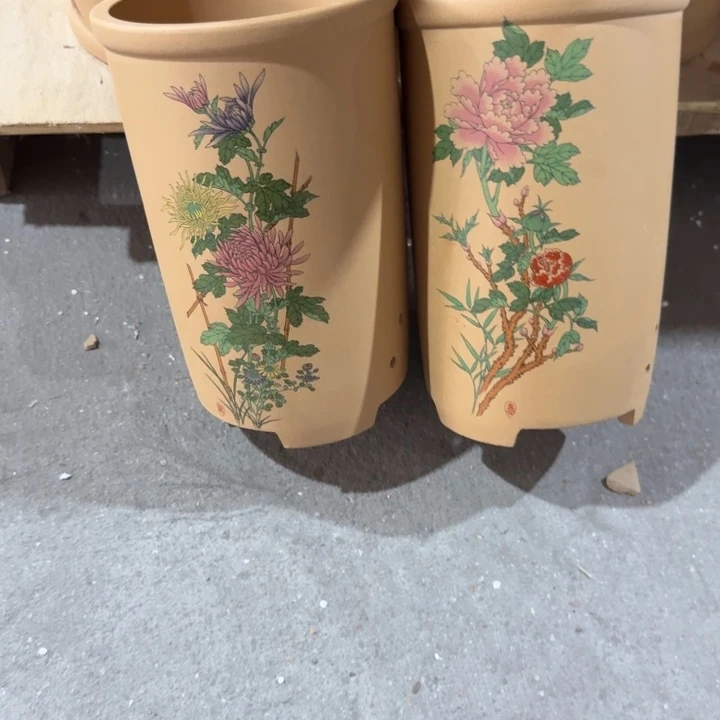 紫砂紫砂花盆破损补发