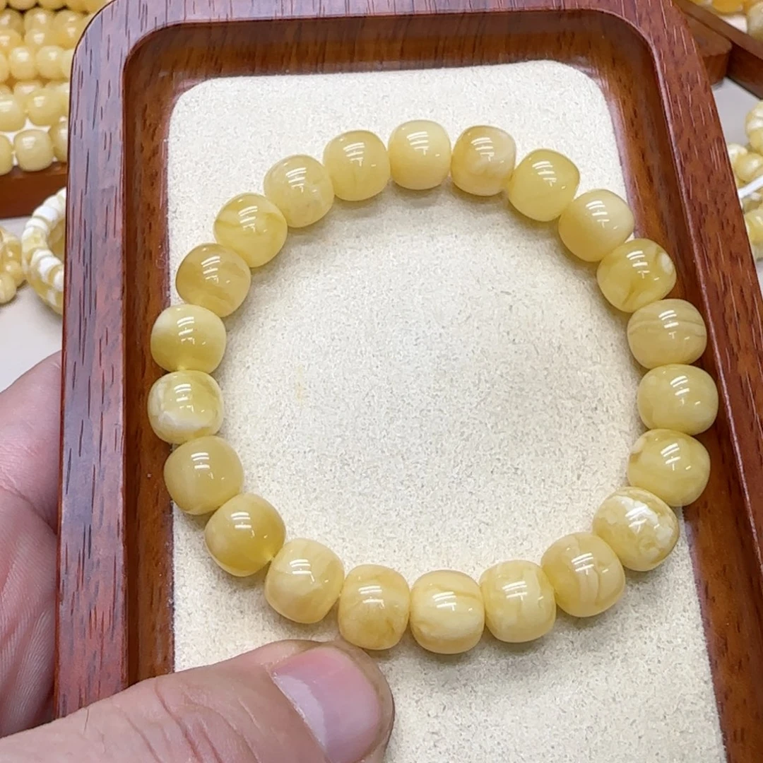 蜜蜡未镶嵌手串蜜蜡手串