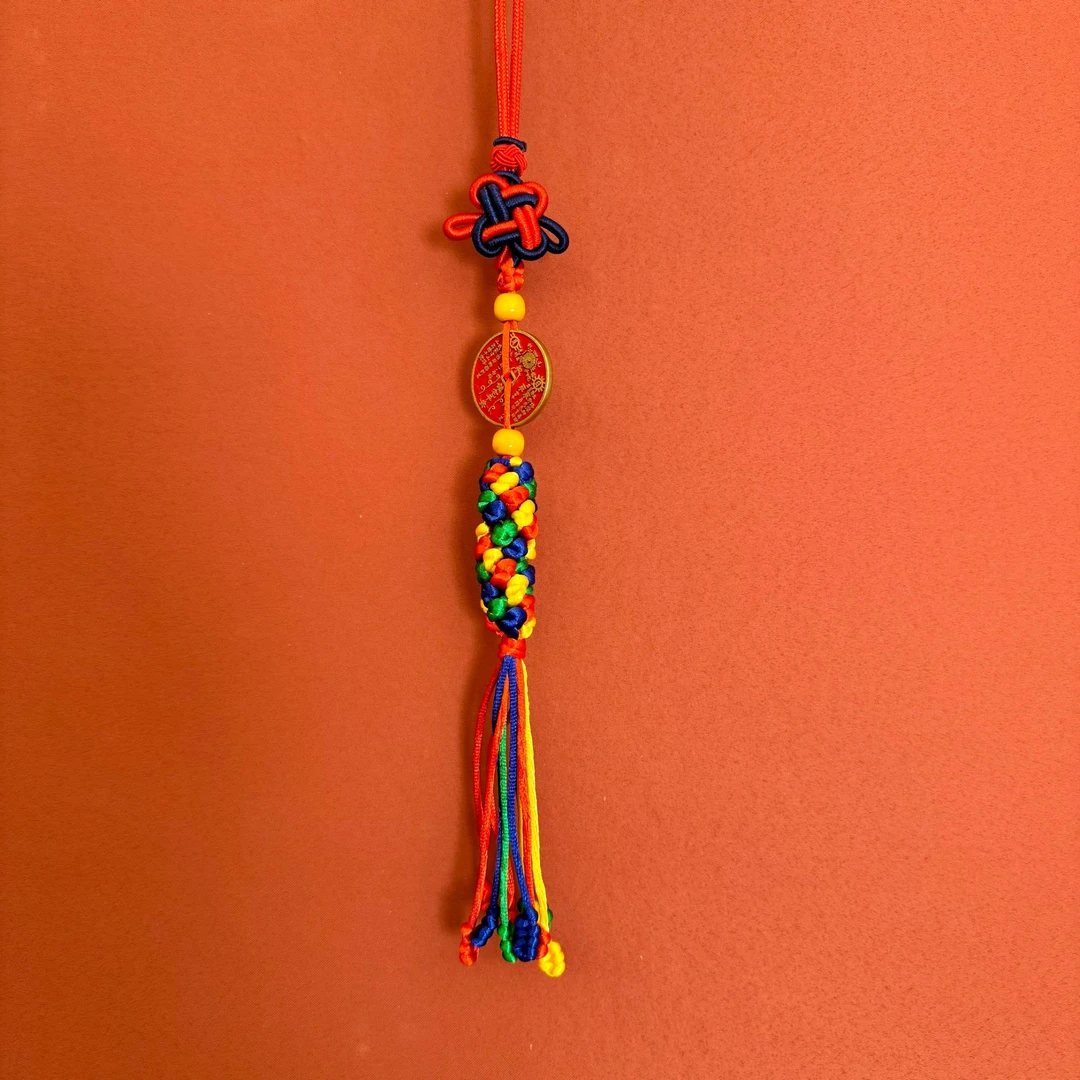 手工原创—如意金刚结 室内门窗定制挂饰