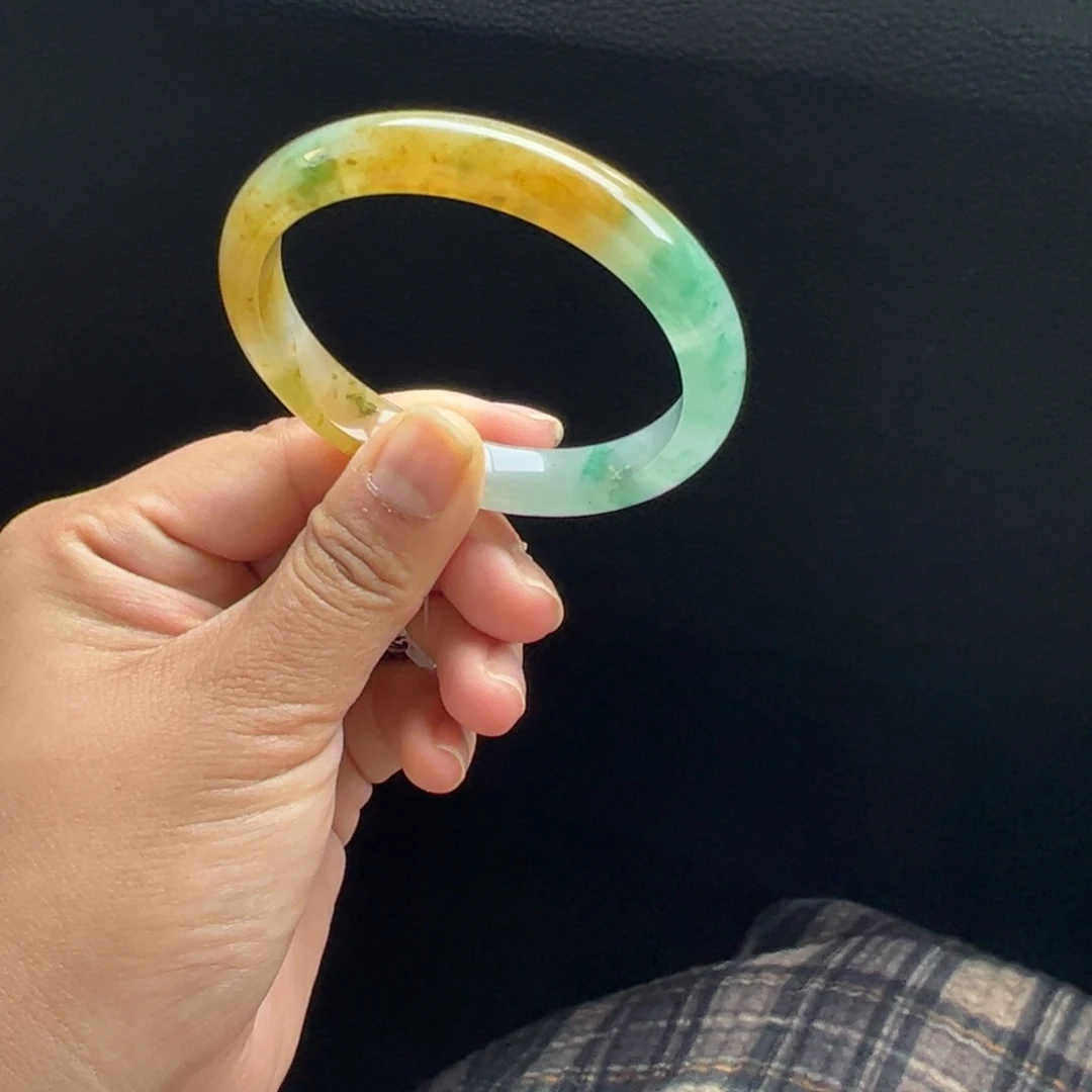 石英质玉未镶嵌手镯非洲翠56