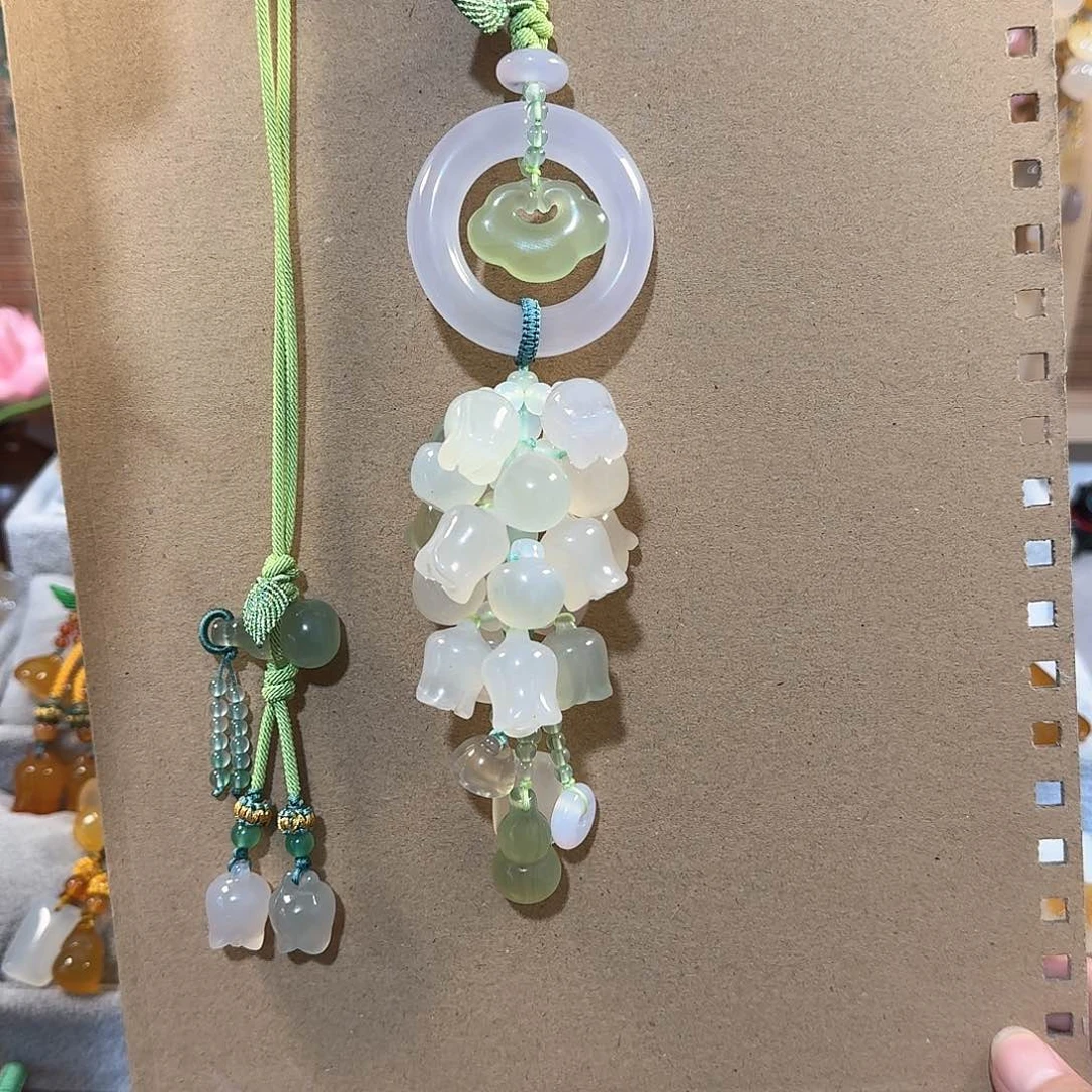 玛瑙/玉髓汽车挂件未镶嵌?****?