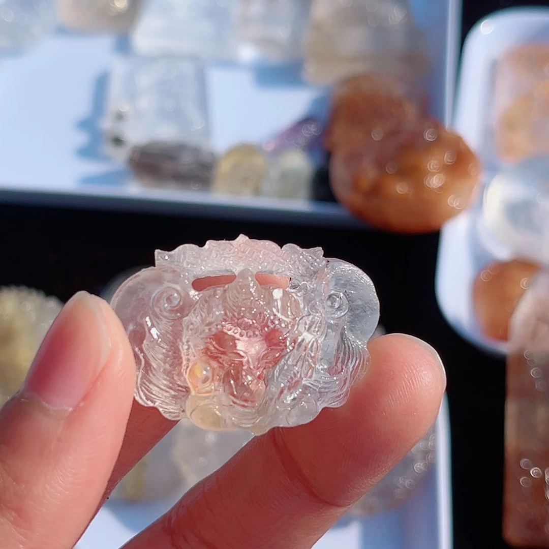 水晶颈饰银S925镶嵌-*锦鲤锁