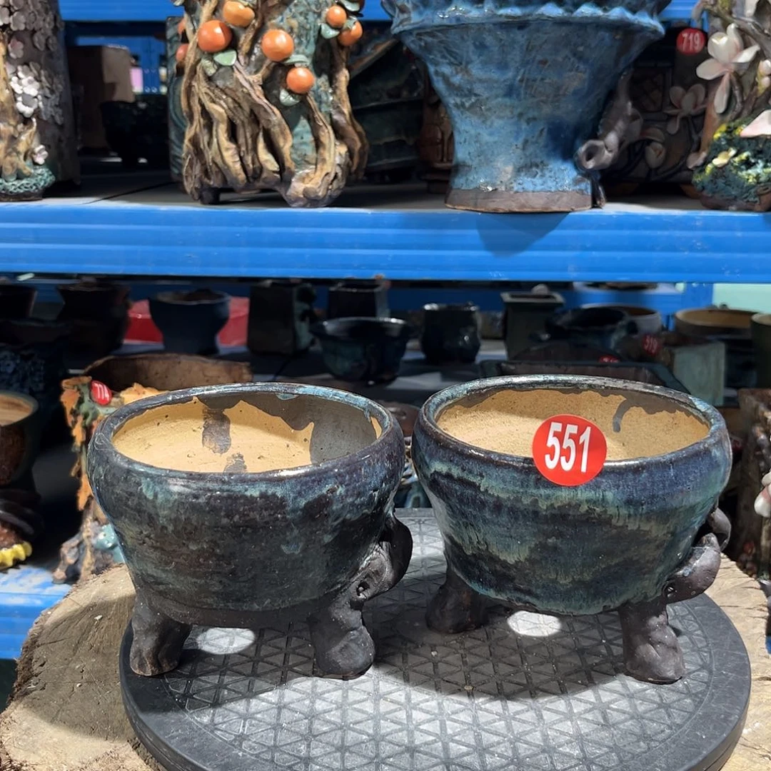 551 号陶然花器手工花盆