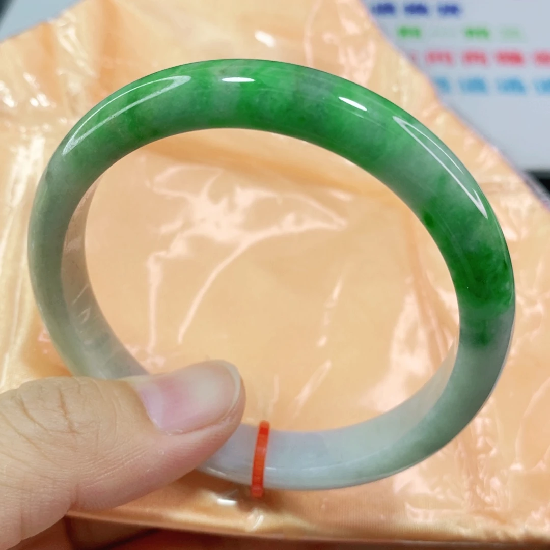 未镶嵌手镯翡翠57.3圈口捡漏