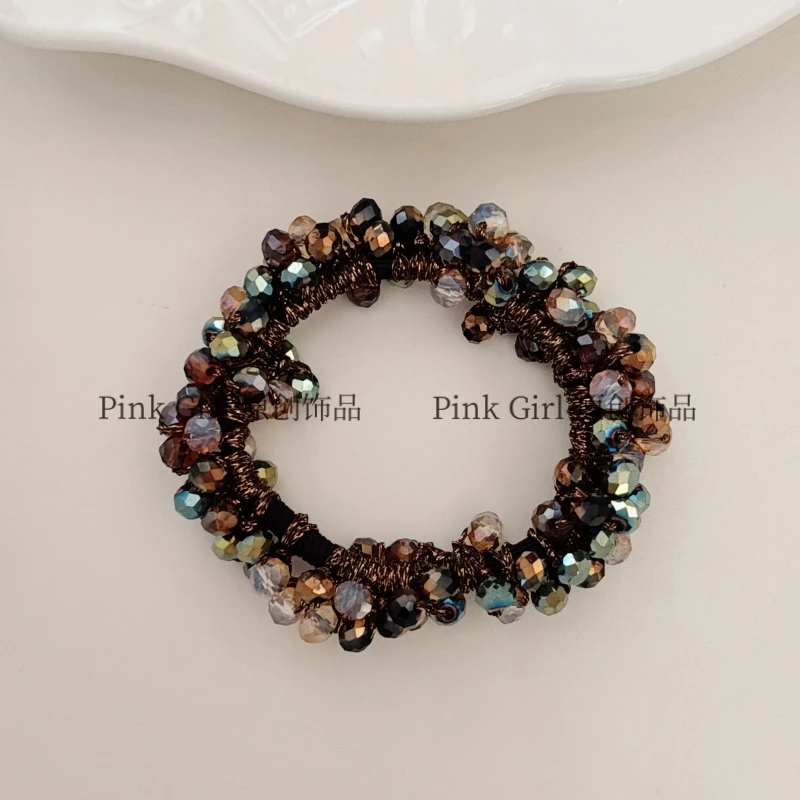 Pink Girl    Q538气质轻奢优雅发圈复古百搭高级感发绳头绳