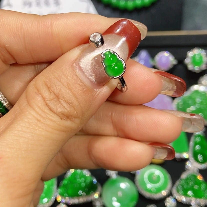 【闪购商品】翡翠戒指未镶嵌天然翡翠