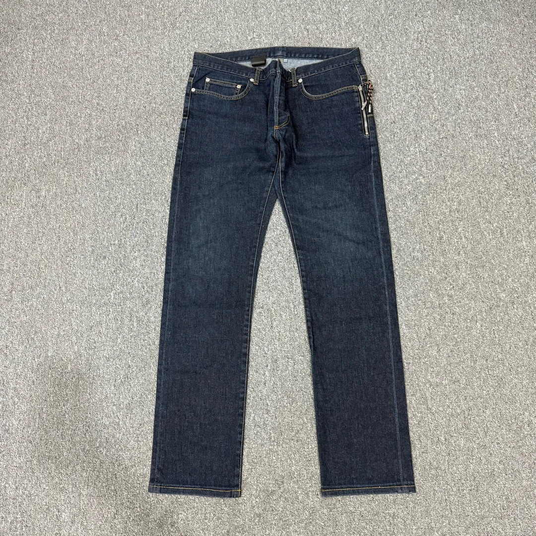 95新 DIOR/迪奥 22213329 Dior迪奥 口袋拉链牛仔裤 33码95新