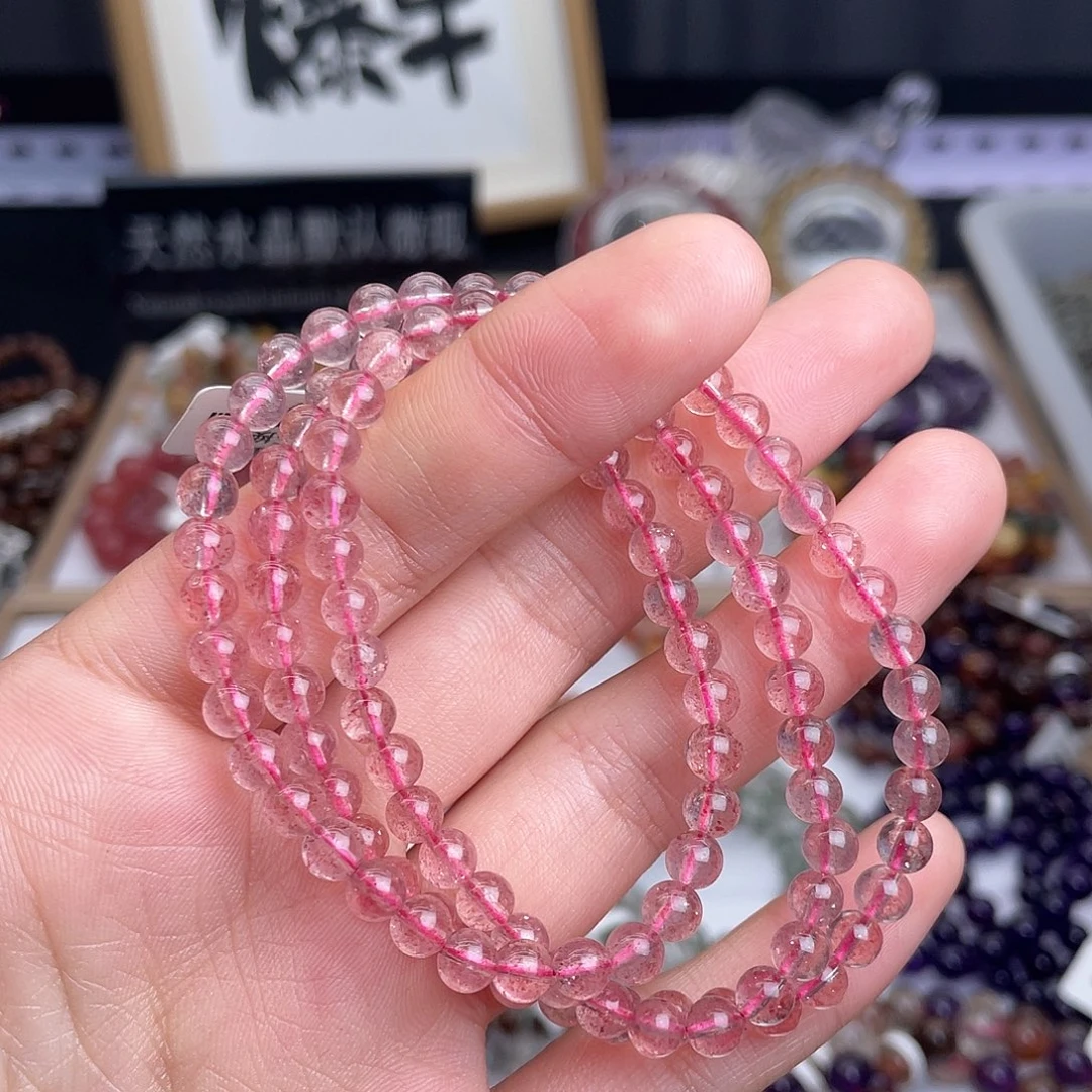 水晶手串未镶嵌天然