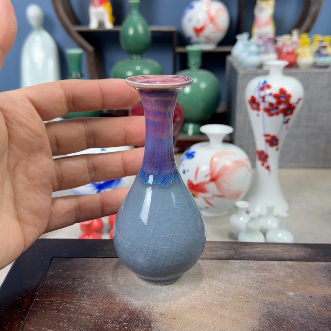 陶瓷手工小花器摆件