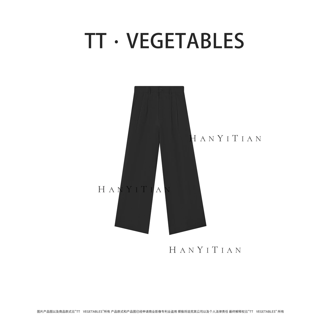 花枝 亚麻宽松春夏新款时尚潮流ins休闲裤518805