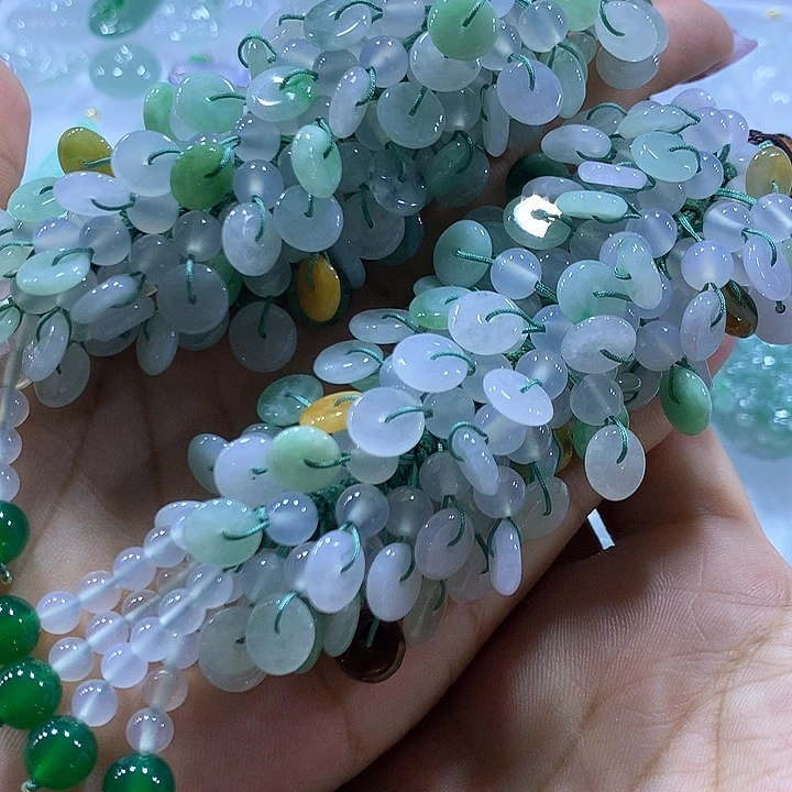 翡翠未镶嵌颈饰天然翡翠A货车挂多样性发货发其一
