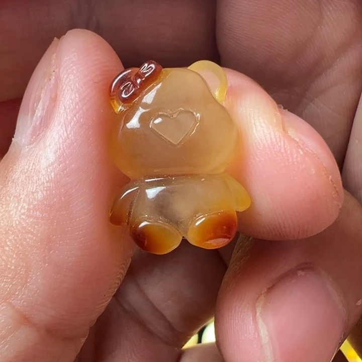 未镶嵌琥珀裸石好*吊坠