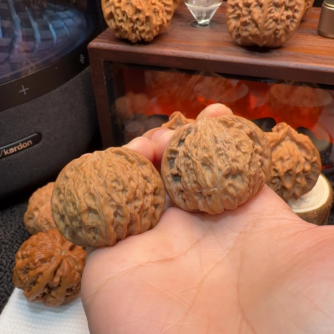 文玩核桃把件40+全品山地磨