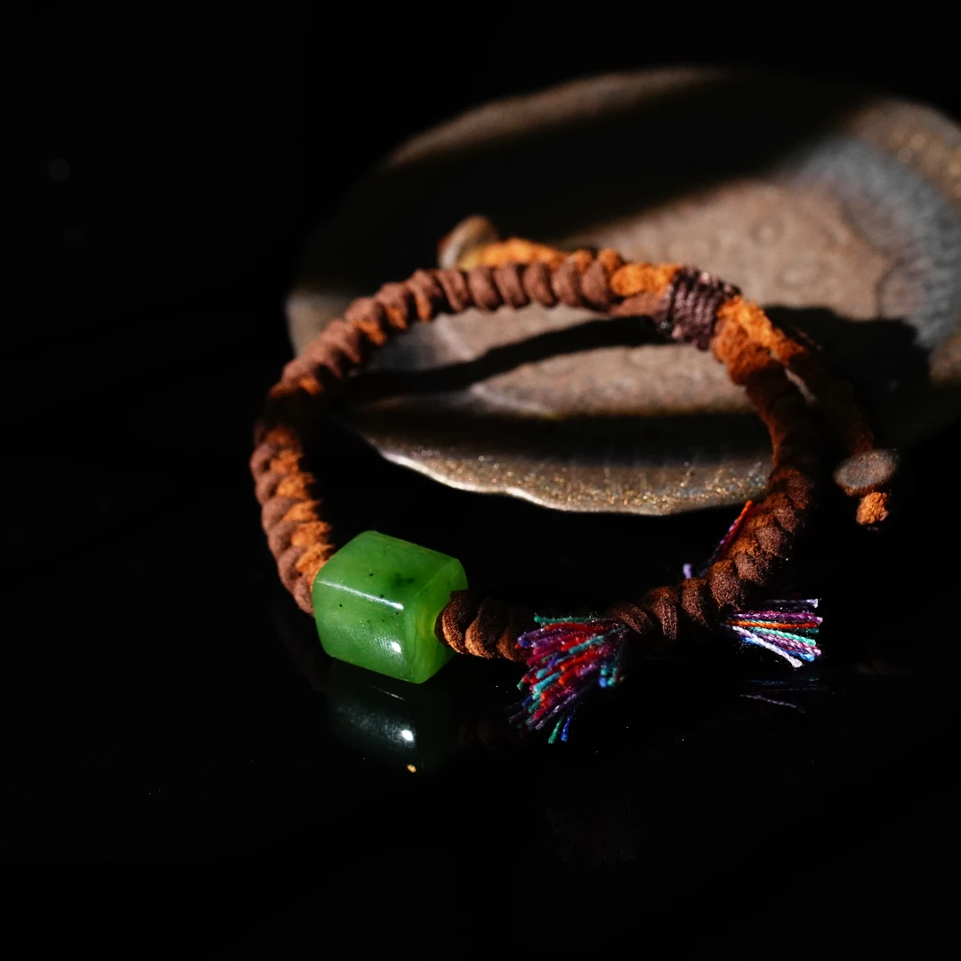 琪钰· [闲庭步]和田玉方糖手绳