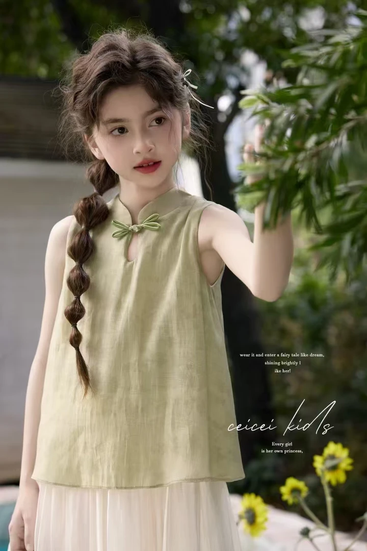 71167儿童旗袍连衣裙