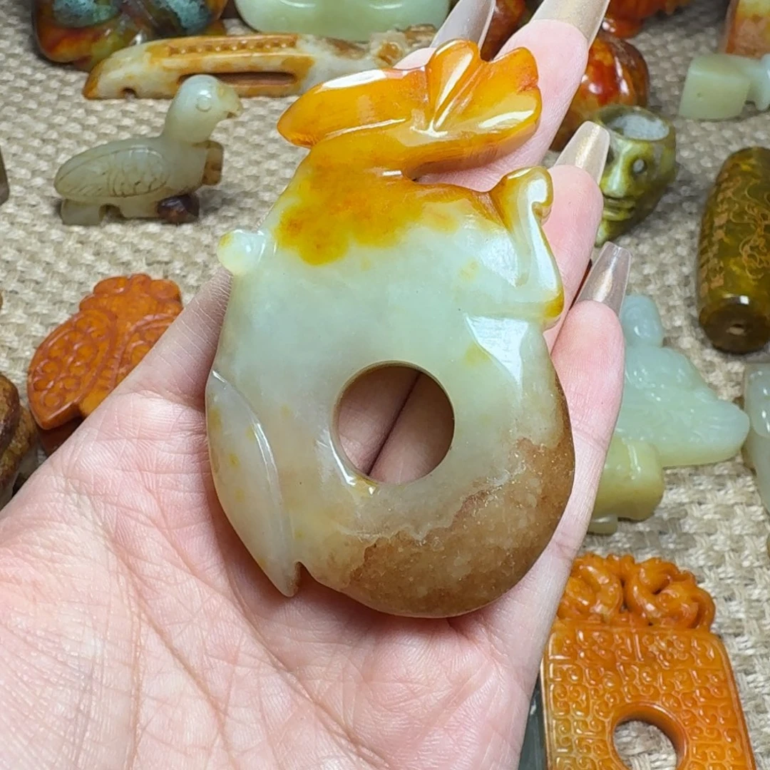 吊坠白玉菩提挂件