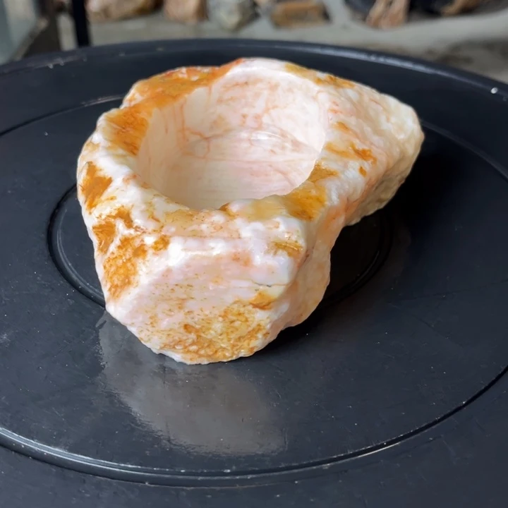 红陶似***，石头花盆