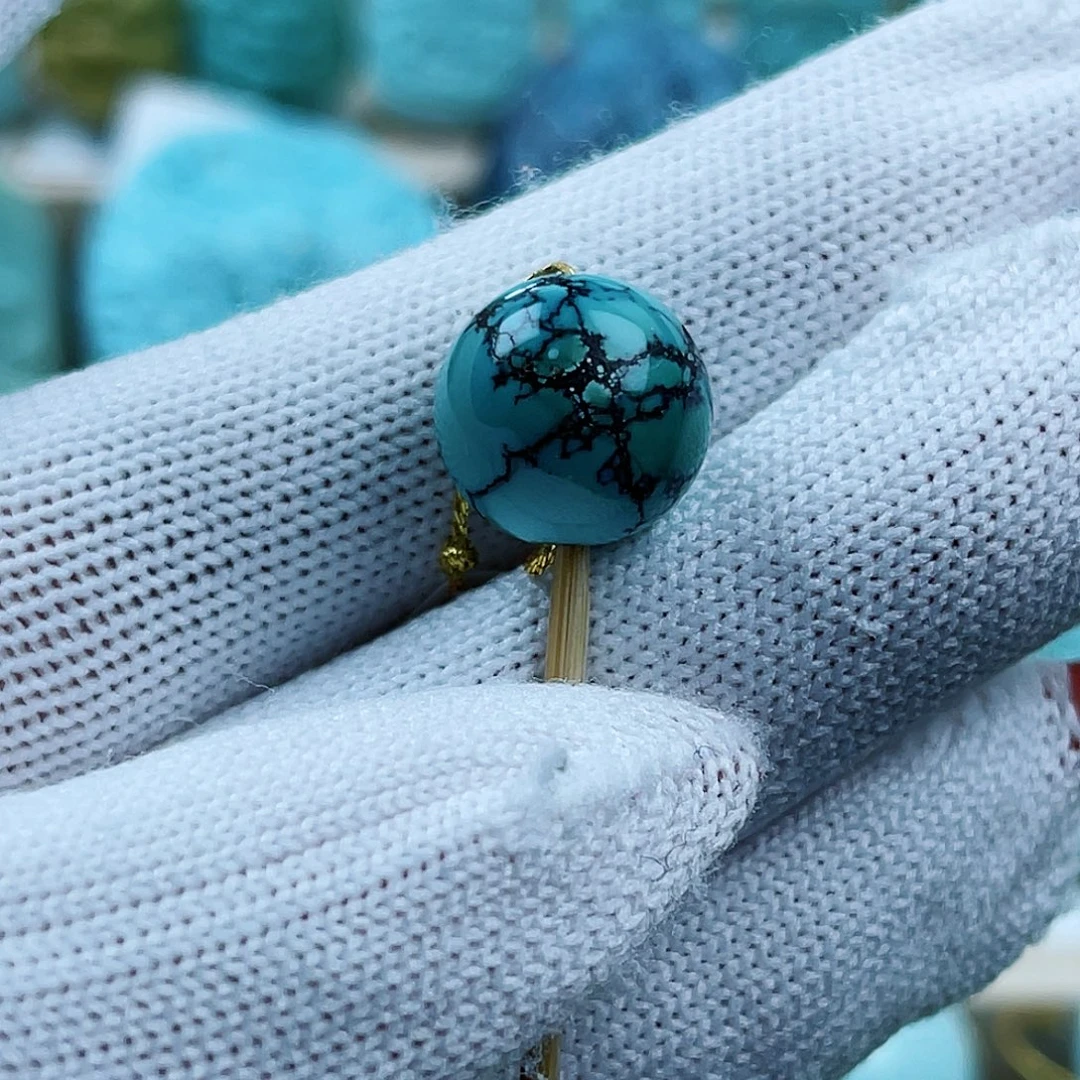 绿松石未镶嵌珠宝奇石配饰12