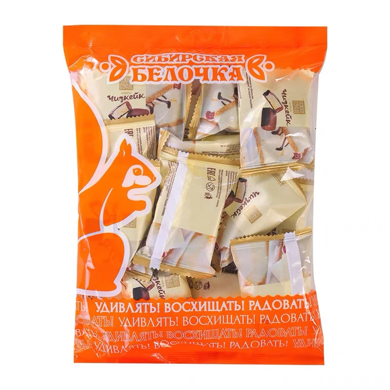 俄罗斯进口古斯纳布朗尼提拉米苏巧克力糖500克/袋