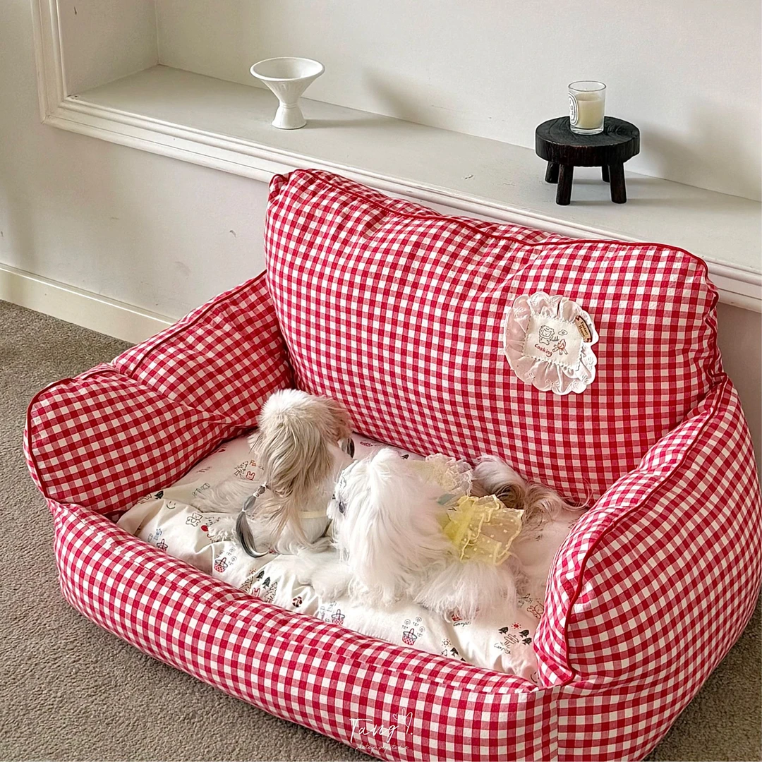 【原创】FH幻想屋 春野漫格 韩国面料 韩系宠物「沙发窝」 可拆洗