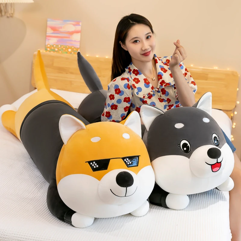 抱枕公仔情侣狗玩偶超软枕头沙发床上靠枕靠垫批发狗娃娃睡觉专用