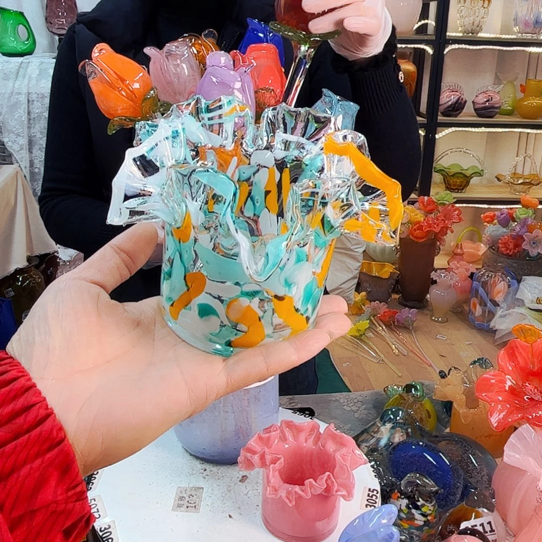 花碗夜场福利家悦琉璃工艺品