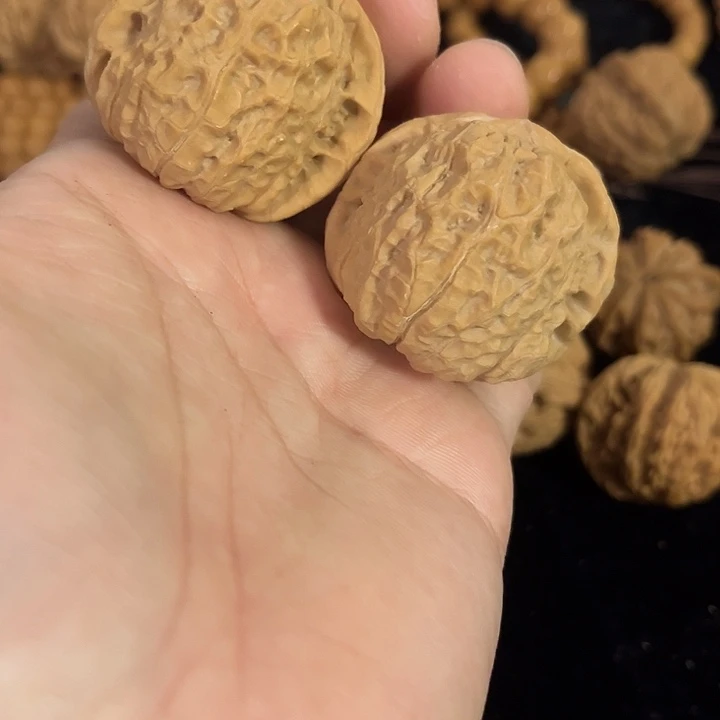 文玩核桃把件40左右南瓜墩，编号007