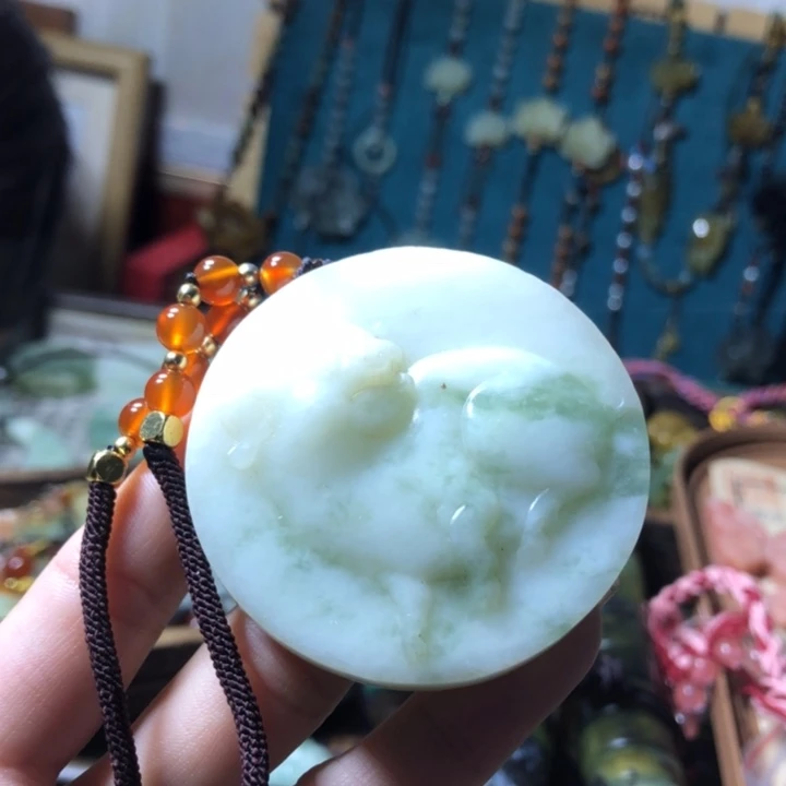 岫玉未镶嵌岫玉手持