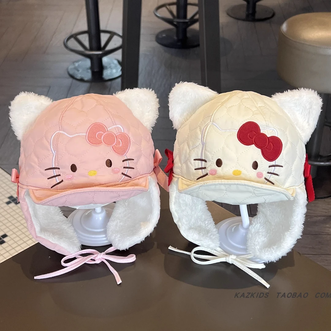 英氏【万达撤柜】女宝宝帽子秋冬季可爱超萌婴幼儿童套头帽雷锋小龄