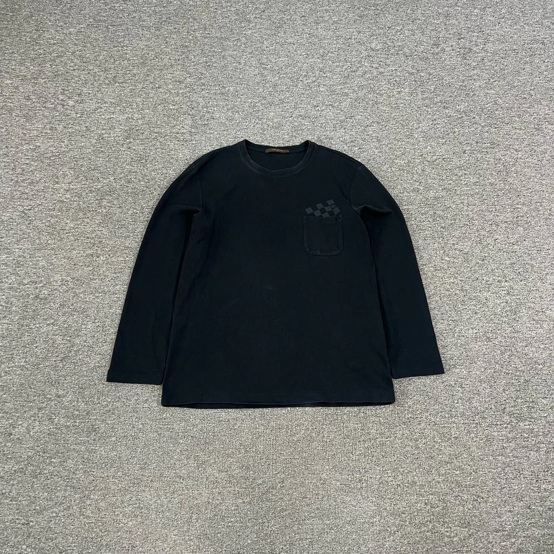 95新 AMIPARIS Louis Vuitton Lv 棋盘格 口袋长袖 95新 L码