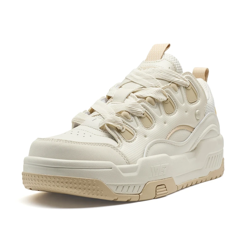 XTEP/特步复古潮流厚底低帮百搭休闲鞋男子街头板鞋975419310052