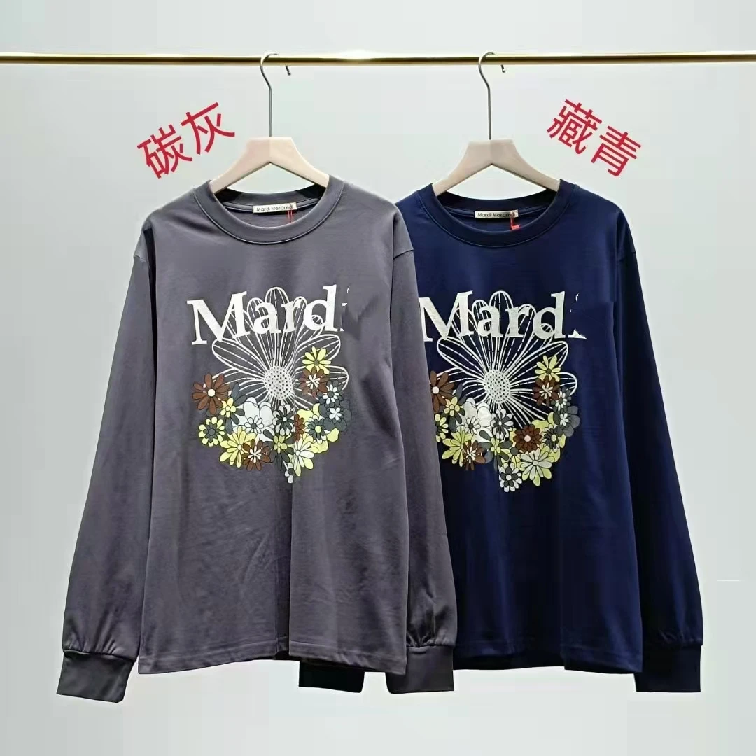 Marc彩色小菊花女士 印花长袖T恤