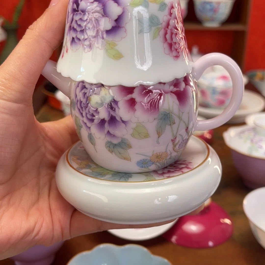 景德镇纯手绘陶瓷茶具