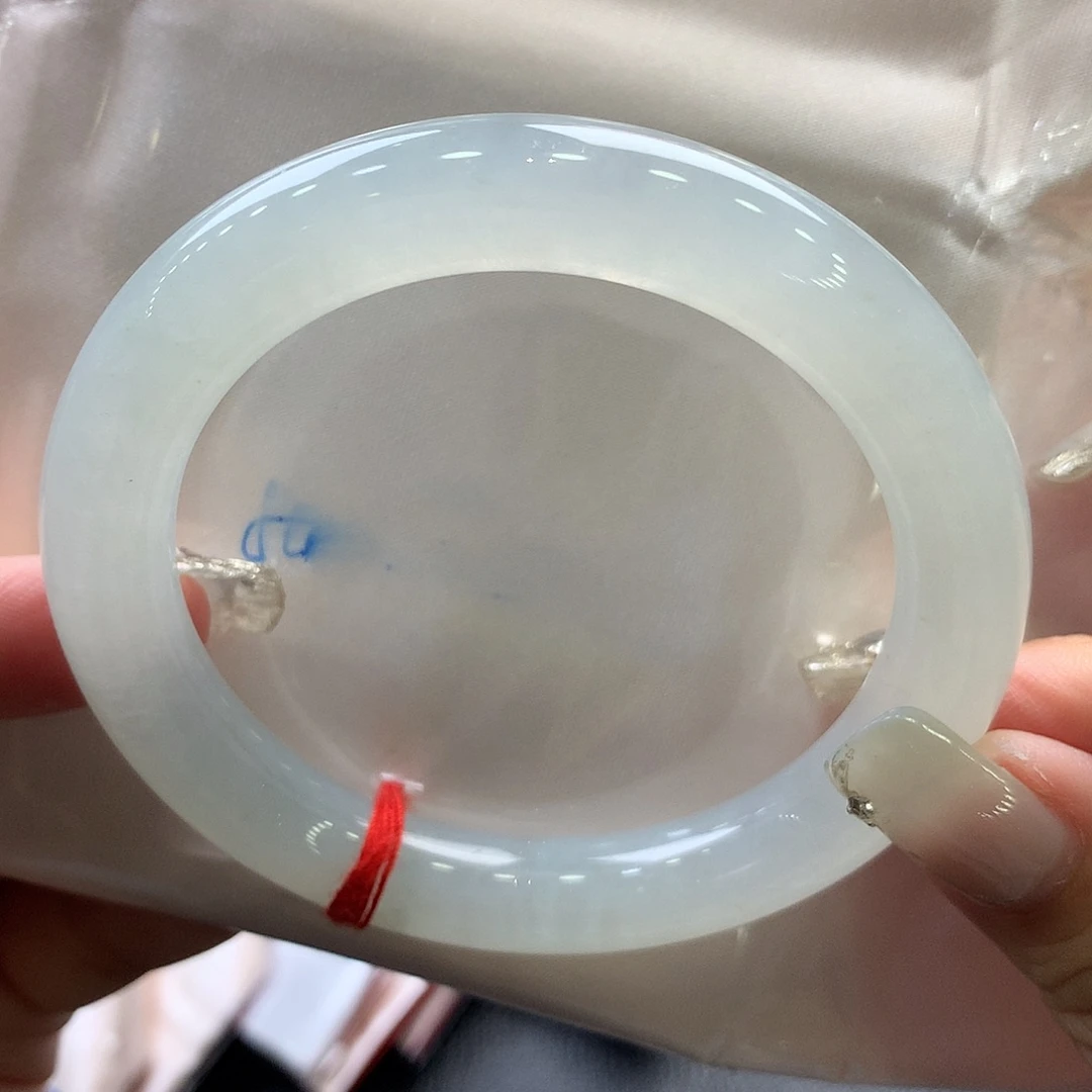 翡翠手镯未镶嵌54.6圆条