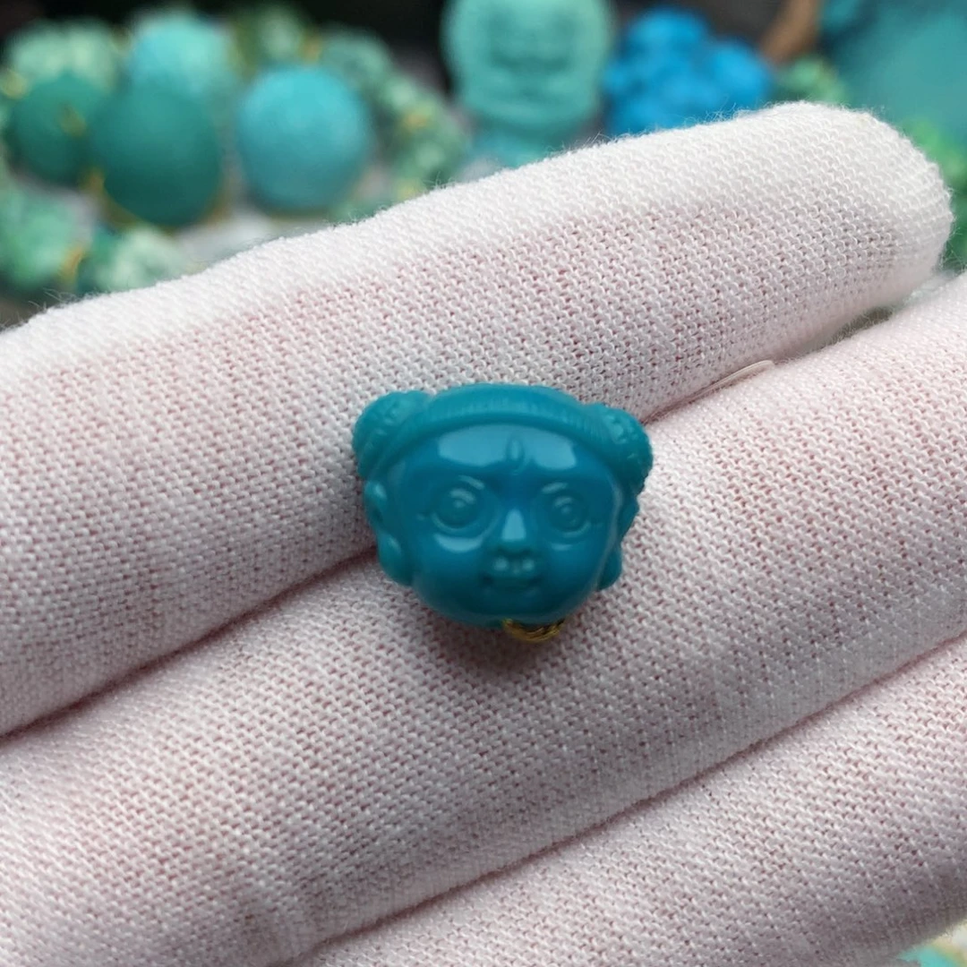绿松石未镶嵌珠宝奇石15mm