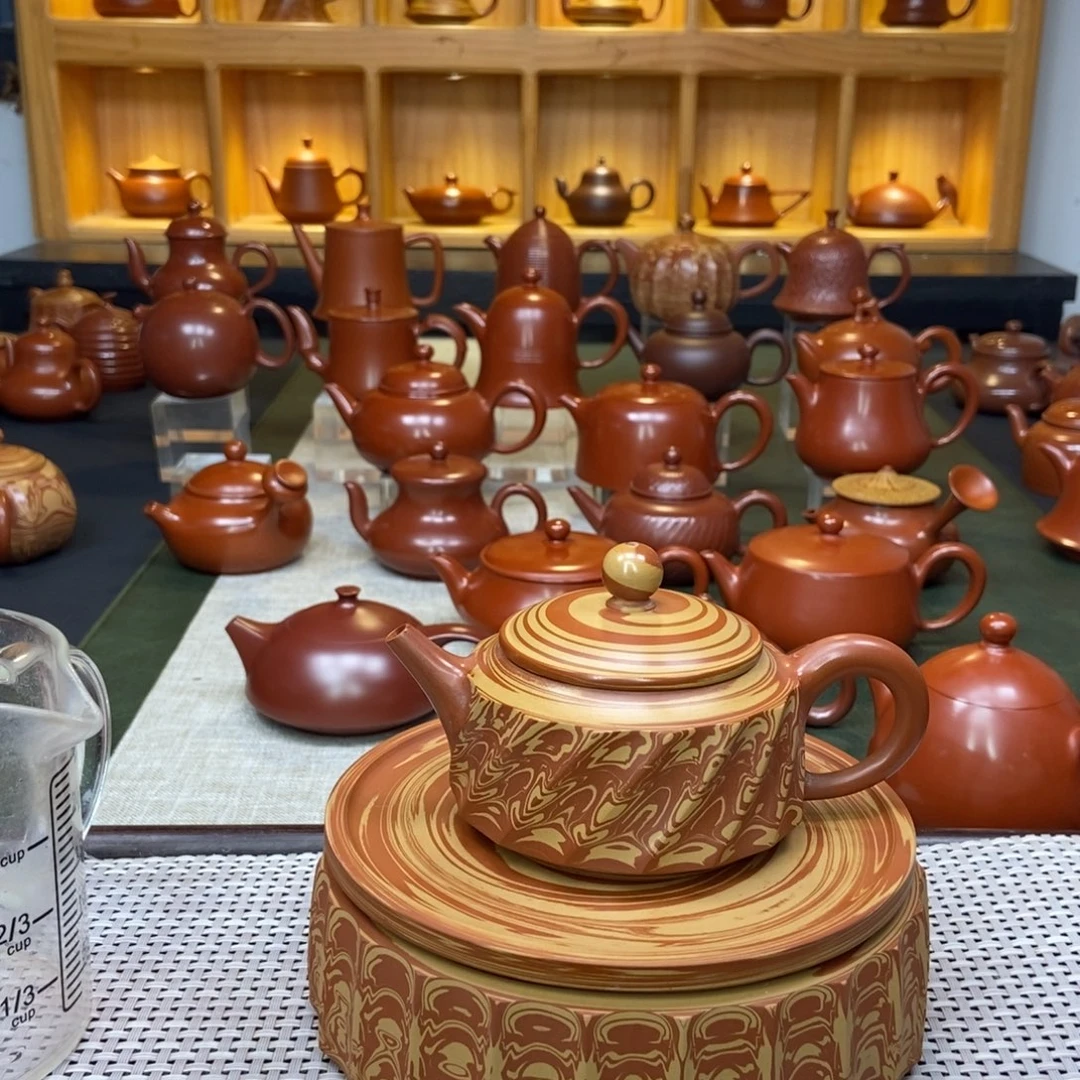 M***u紫砂茶壶潮州手工艺