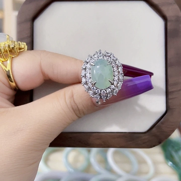 颈饰未镶嵌翡翠天然翡翠Ａ货