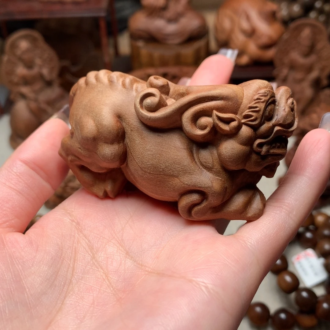 檀香木把件老山檀香貔貅