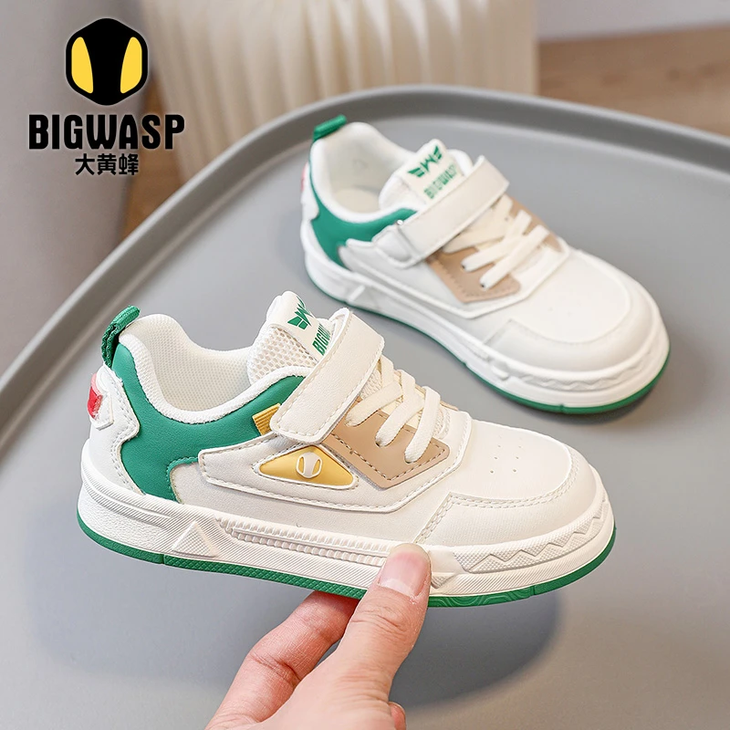 大黄蜂2025秋季新款男女童3-16岁校园儿童鞋子百搭休闲儿童板鞋潮