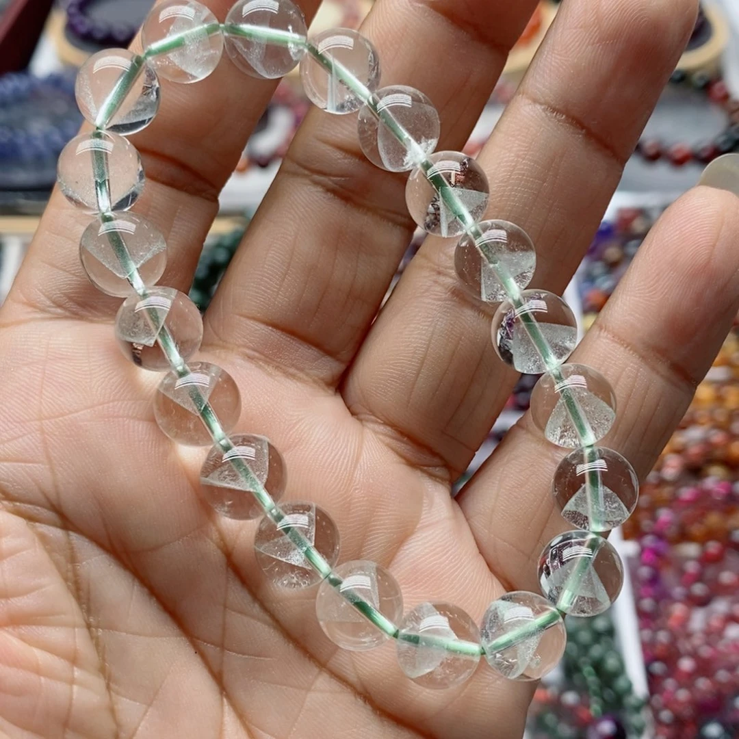哆***！未镶嵌水晶手链水晶
