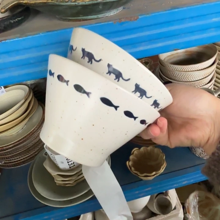 陶猫咪➕小鱼2个装