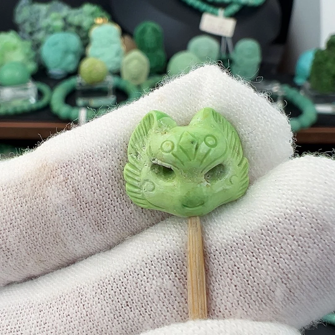 绿松石未镶嵌绿松石主播璐璐