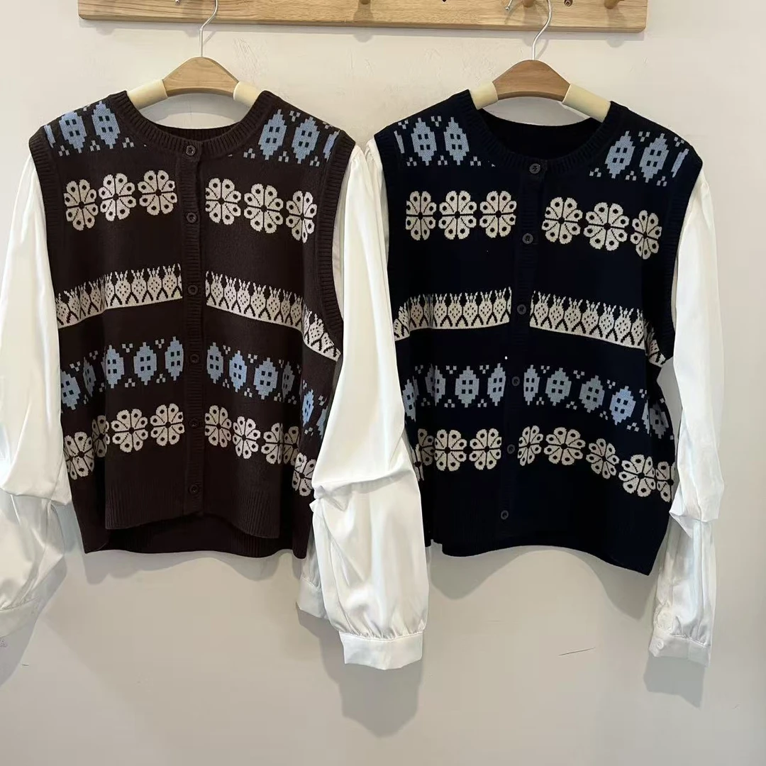 【花花花】白袖花开衫