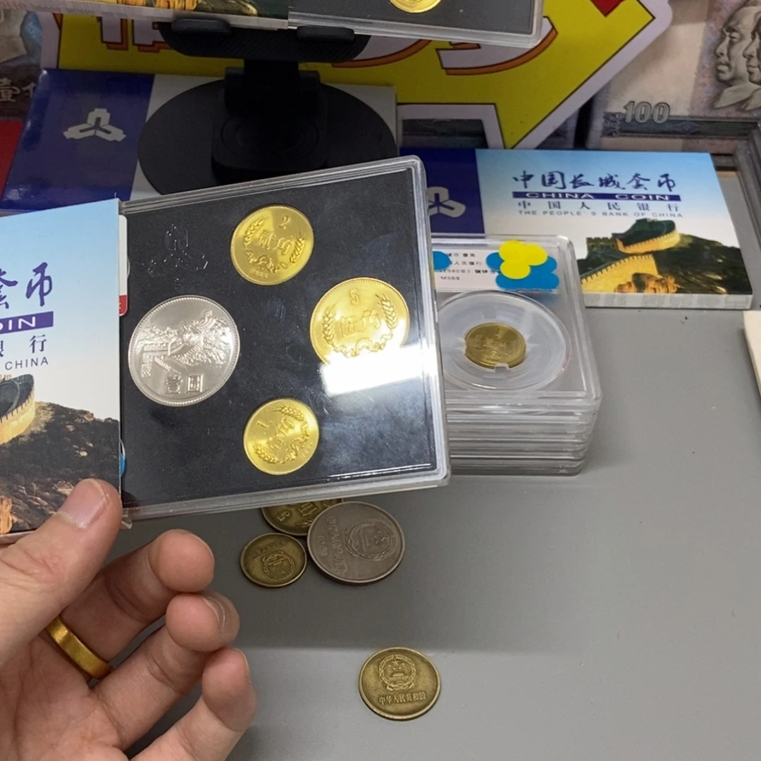 其他普通金属1983年长城币套装评级68分