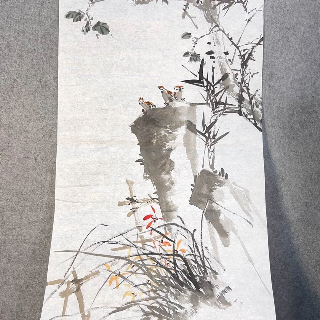 国画360 花鸟在此处飞翔也不太可能