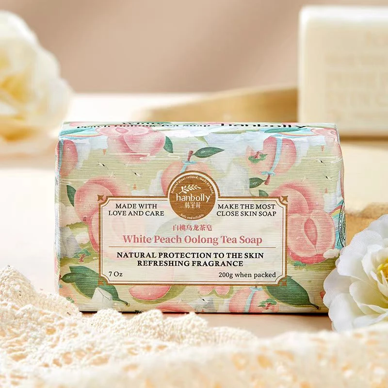 【比香水还好闻】法式香氛伴手礼手工皂  白桃乌龙味 200g